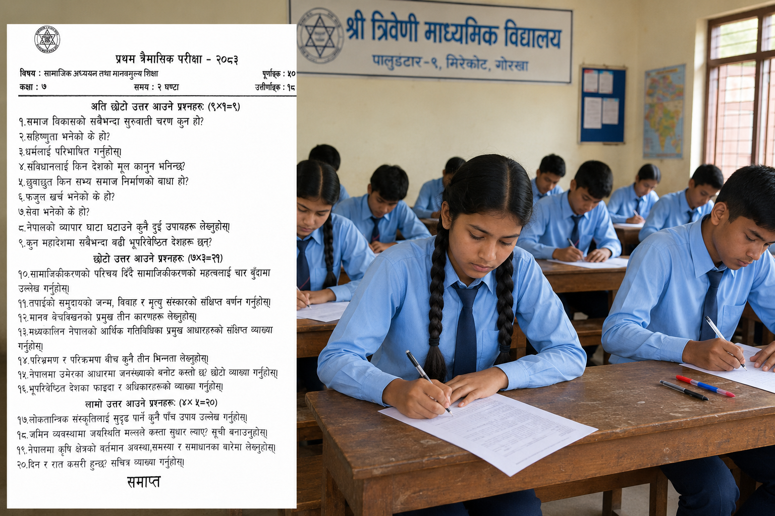 प्रथम त्रैमासिक परीक्षा - २०८३